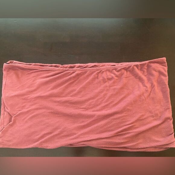 Fashion Nova Plus Size Dusty Rose Pink Bandeau Top 1X - Picture 9 of 11